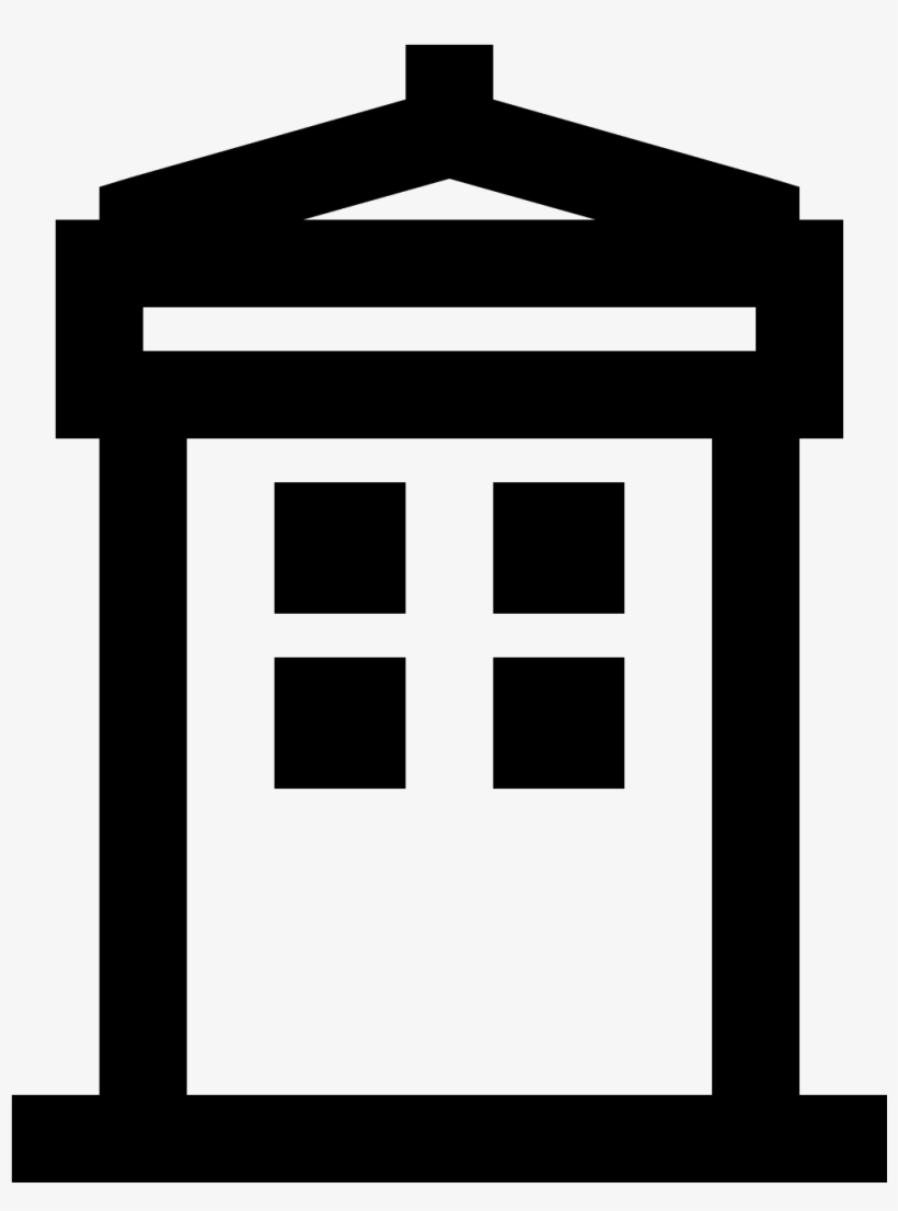 Tardis Icon - Icon, transparent png download
