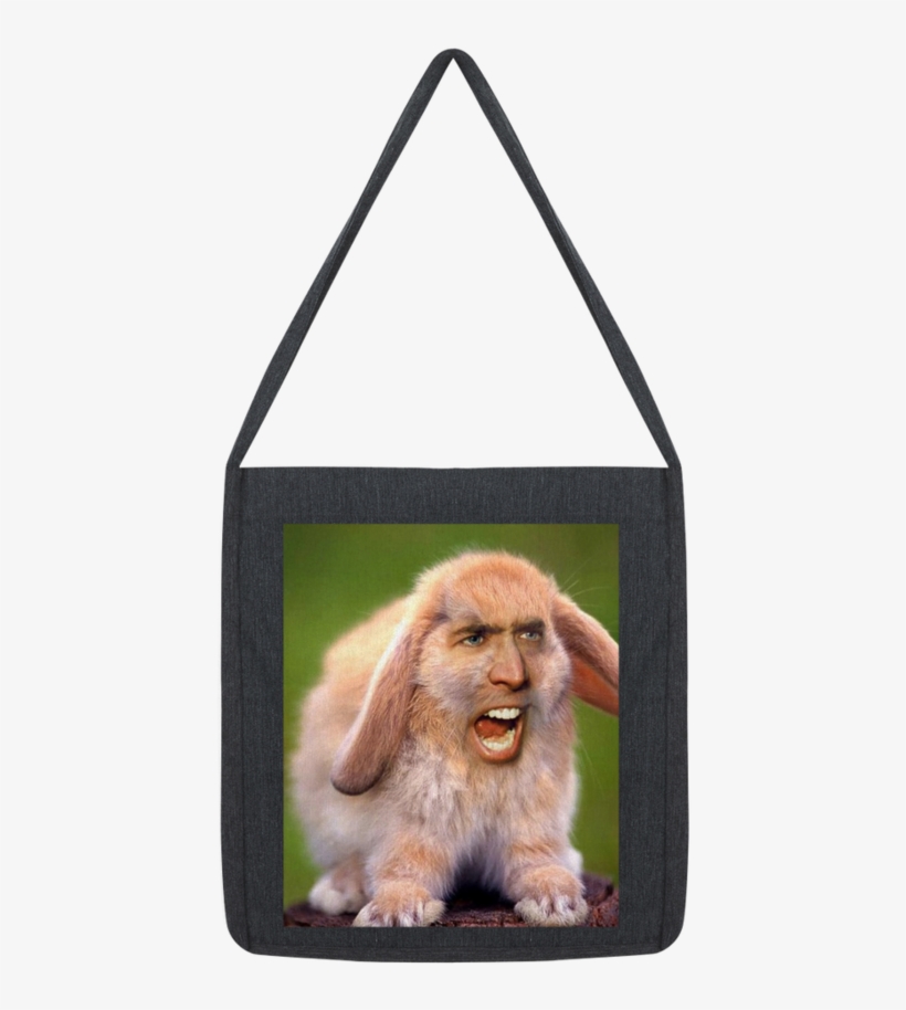 Nicolas Cage's Face On A Rabbit ﻿classic Tote Bag - Steeles Pots And Pans, transparent png download