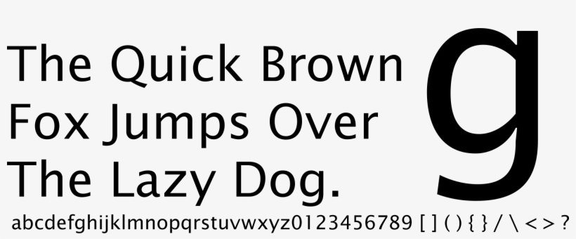 File Lucida Sans Sample Svg Wikimedia Commons - Lucida Grande, transparent png download