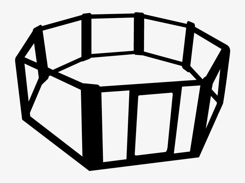 Cage Clipart Octagon - Png Octagon Cage, transparent png download