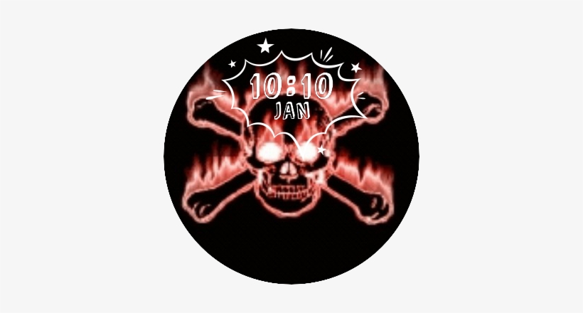 Calavera Fuego, transparent png download
