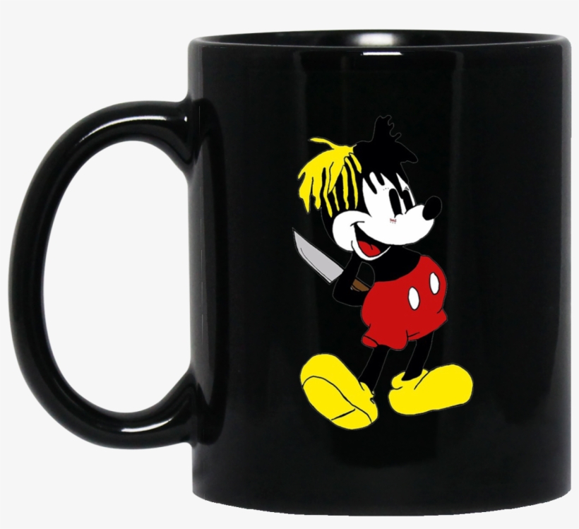 Xxxtentacion Mickey Mouse Mug - Blank Black Mug, transparent png download