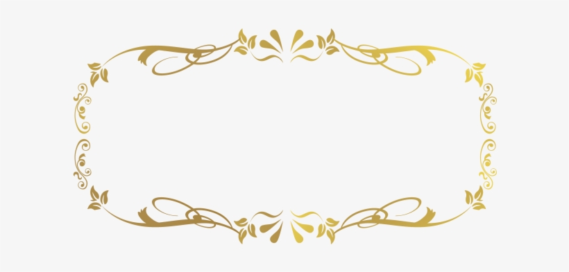 Golden Frame - Portable Network Graphics, transparent png download
