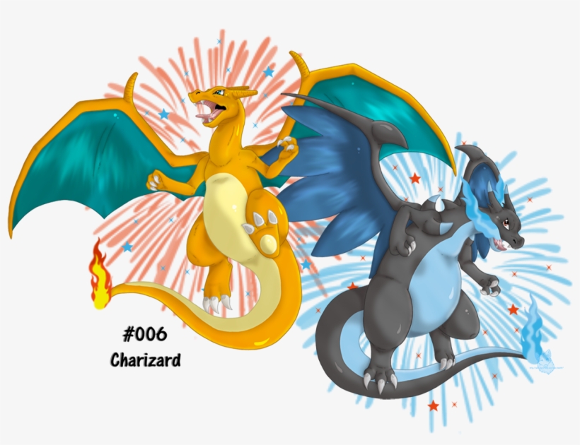 #006 Charizard - Illustration, transparent png download