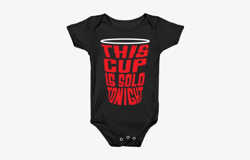 This Cup Is Solo Baby Onesy - Cat Putting Up The Rude Finger, transparent png download