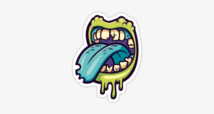 Zombie Mouth By Cronobreaker - Brain Freeze Headache By Cronobreaker, transparent png download