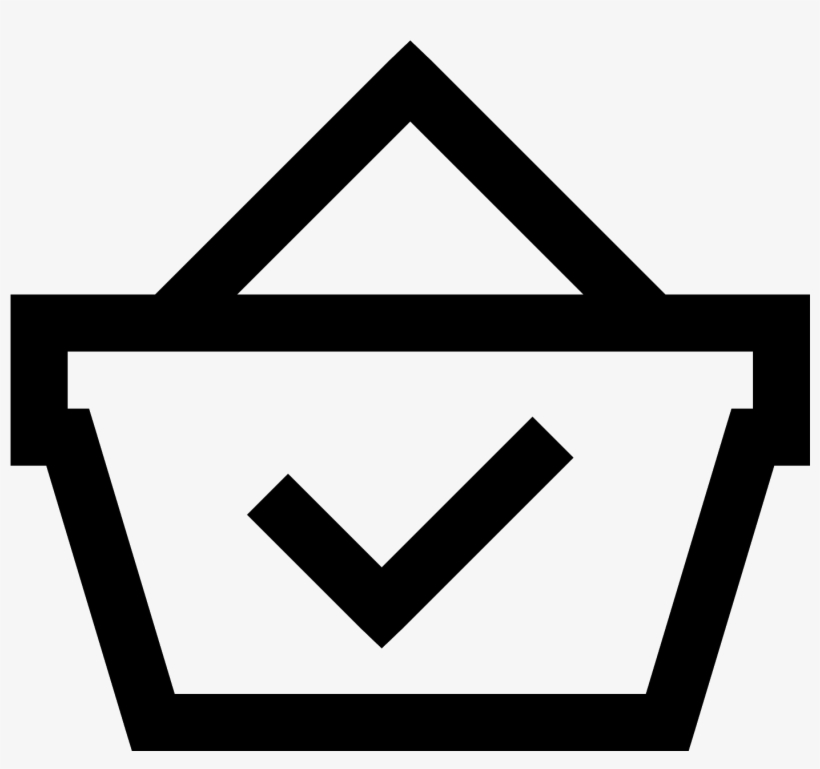 A Paid Icon Is Shown With A Hand Basket That You Go - Icon Click & Collect, transparent png download