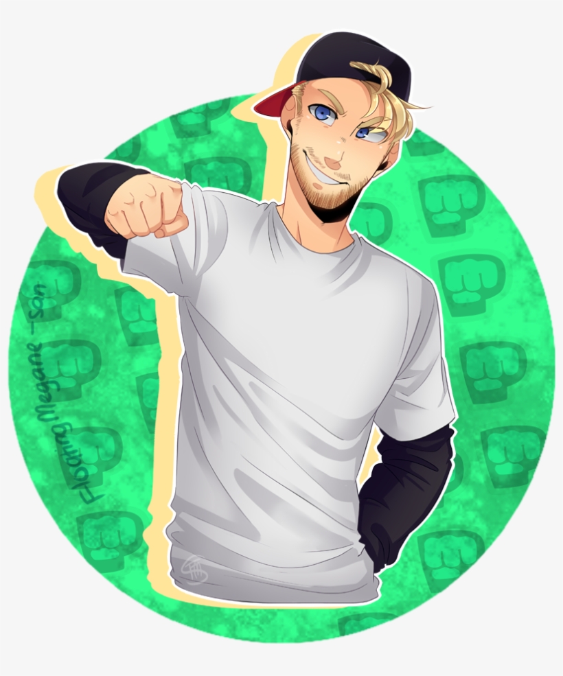 My Second Fanart Of Pewdiepie~ - Pewdiepie Fan Made Art, transparent png download