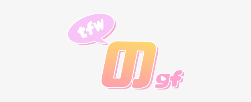 Comment Picture - Tfw No Gf Anime Title, transparent png download