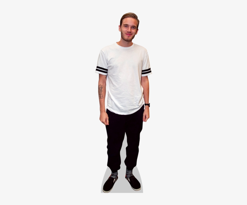 Pewdiepie Cardboard Cutout - Top, transparent png download