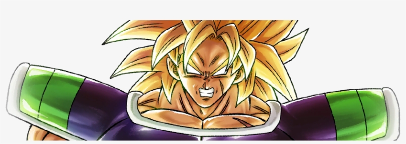 Super Saiyan Broly - Cartoon, transparent png download