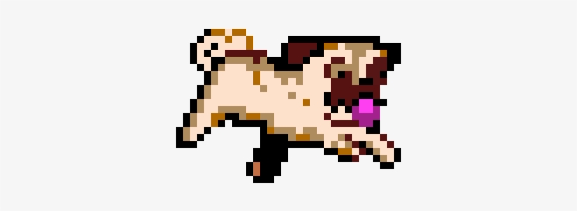 Pug Pixel Art - Pug Pixel, transparent png download