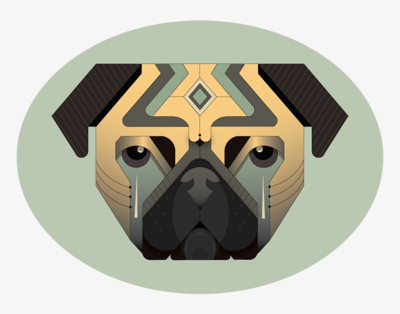 'good Morning' Pug - Pug, transparent png download