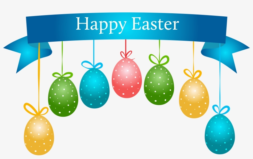 Easter Clipart Banner - Happy Easters Png Transparent, transparent png download