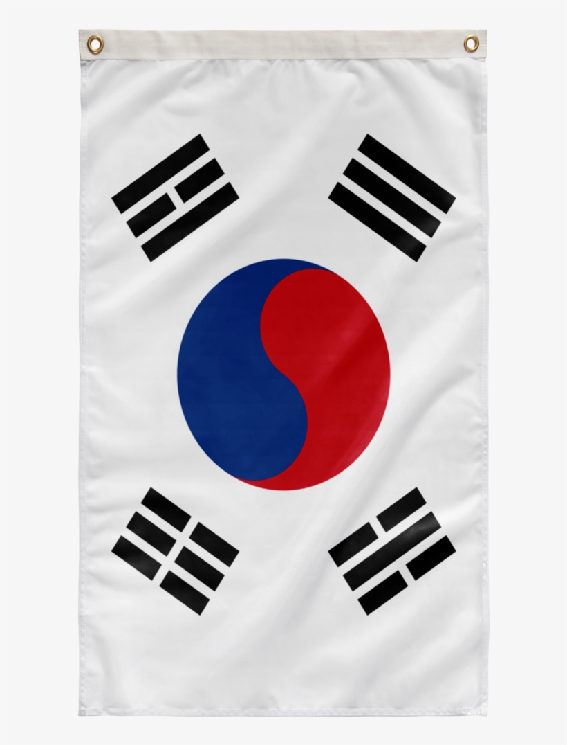 36"x60" Flag Of South Korea - South Korea Flag Vertical, transparent png download