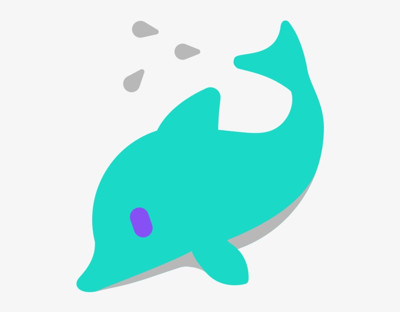 Clipart Freeuse Download U F C Dolphin Icon Madewithkwippe - Emojis De Delfin, transparent png download