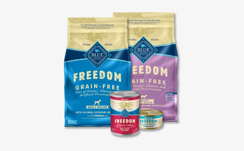 Shop Freedom And Help Veterans Heal - Blue Freedom Food For Dogs, Natural, Grain-free, Senior,, transparent png download