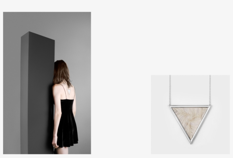 White Triangle Lookbook - Lookbook, transparent png download