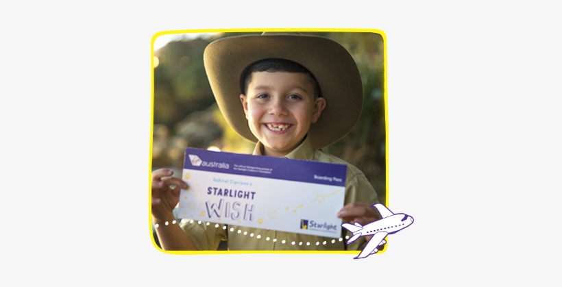 Gabe, Ready To Embark On His Starlight Wish - Photo Caption, transparent png download
