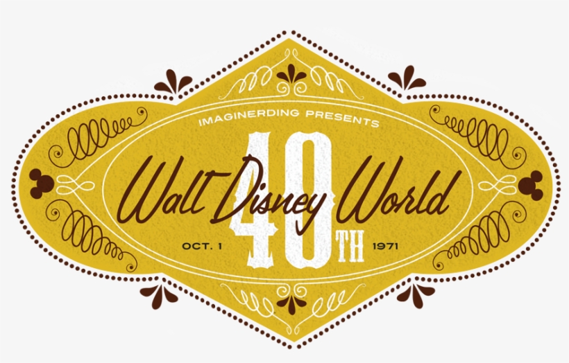 October 2011 Marks The 40th Anniversary Of The Opening - Walt Disney World, transparent png download