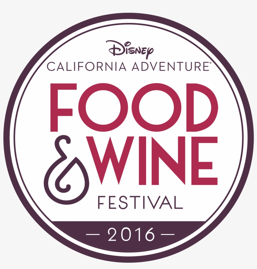 Disney California Adventure Logo Png - Epcot Food And Wine Festival 2015, transparent png download