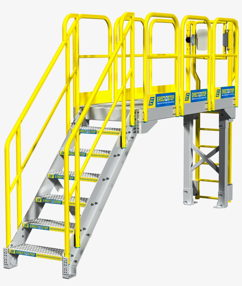 Industrial Catwalk Stair Configuration - Catwalk Stair, transparent png download