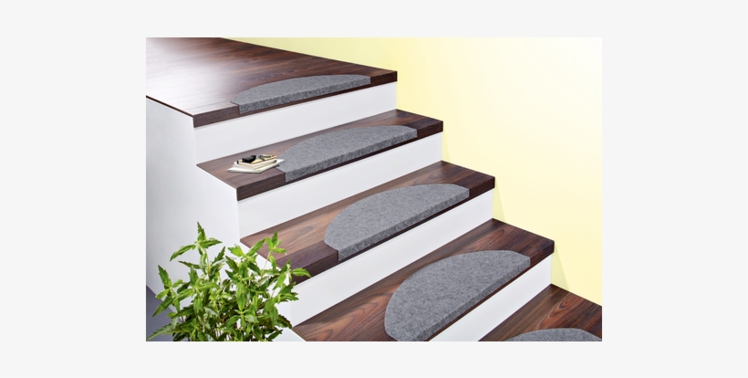Carpet Stair Treads, Light Gray - Plank, transparent png download