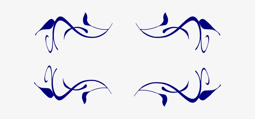 Swirl Border Svg Clip Arts 600 X 302 Px, transparent png download