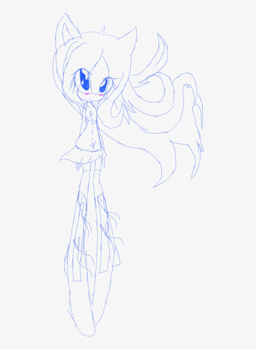 Pc Eyes Glow In The Light Of Blue By Serix Rehachan-d7zozsg - Sketch, transparent png download