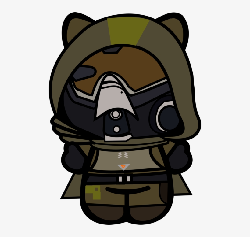 Hello Hunter Hello Kitty And Destiny Crossover - Hello Kitty Destiny, transparent png download