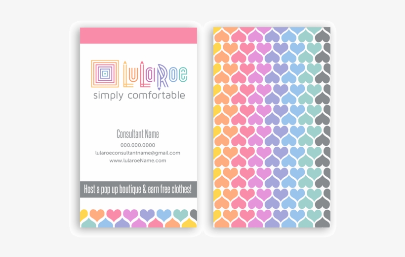 Lularoe Business Card Approved Itwvisions Itw 06 Famous - Lularoe Business Card Template, transparent png download