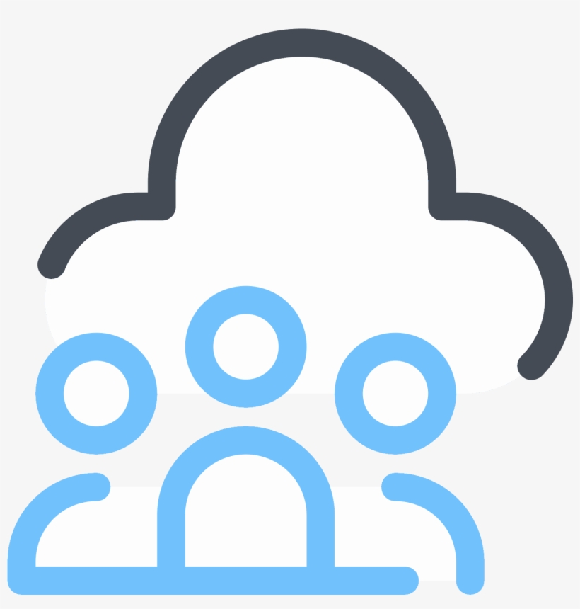 Cloud User Group Icon - Cloud Computing, transparent png download