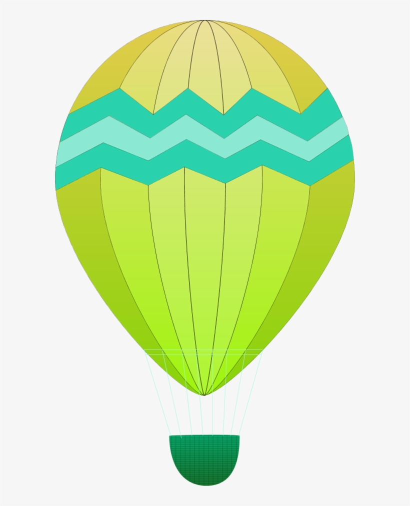 Hot Air Balloons Yellow Clipart, transparent png download