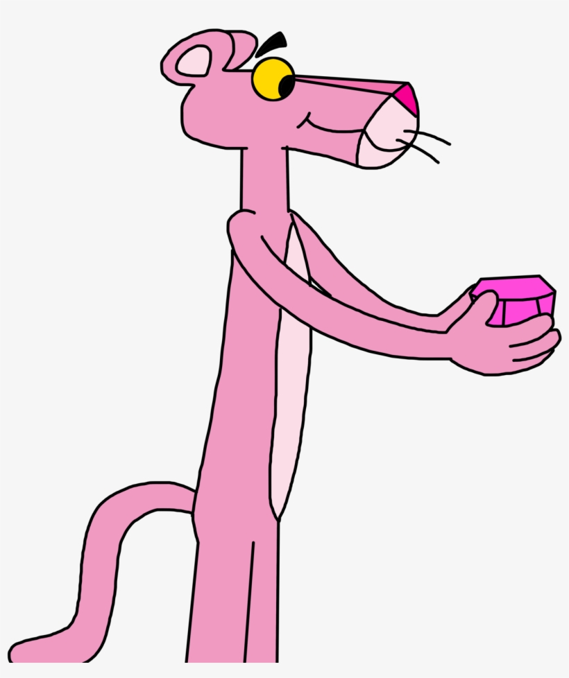 Pink Panther Vector - Pink Panther Jewel, transparent png download