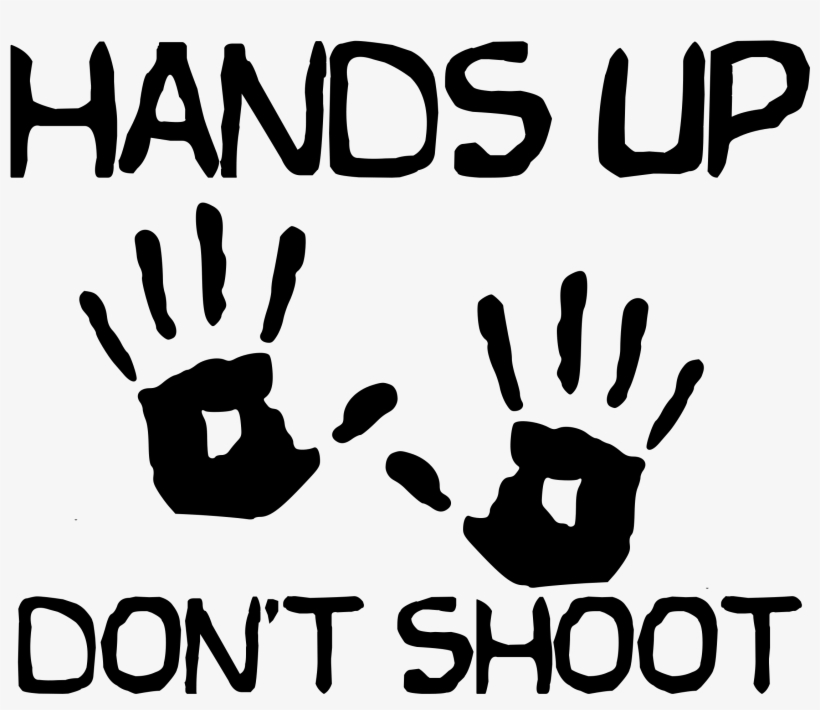 Hands Up Dont Shoot Michael Brown - Hands Up Don T Shoot Logo, transparent png download