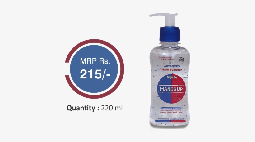 Hands Up Sanitier 220ml - Jeans, transparent png download