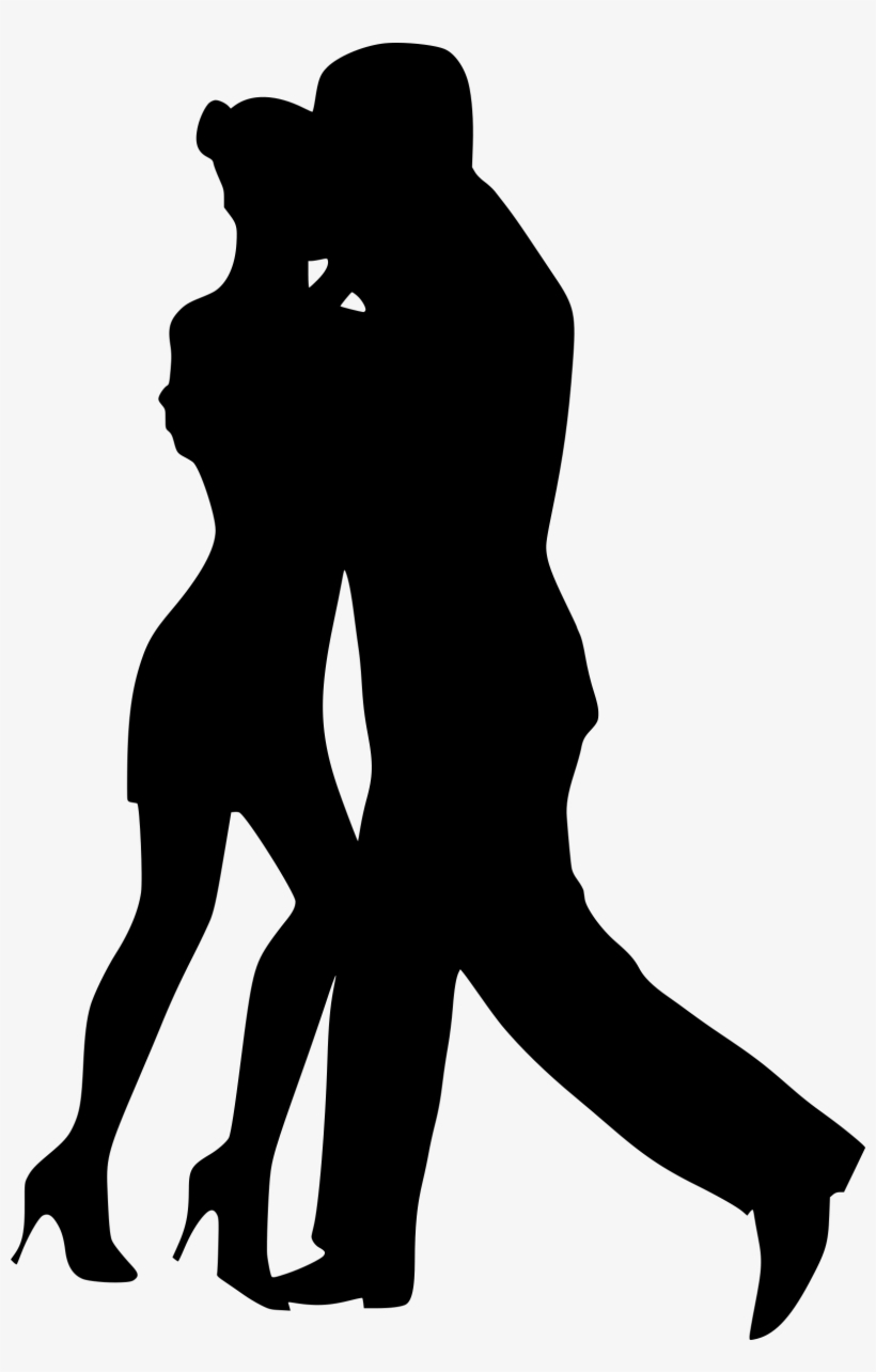 Clip Freeuse Dancing Big Image Png - Silhouette Of A Dancing Couple Transparent, transparent png download