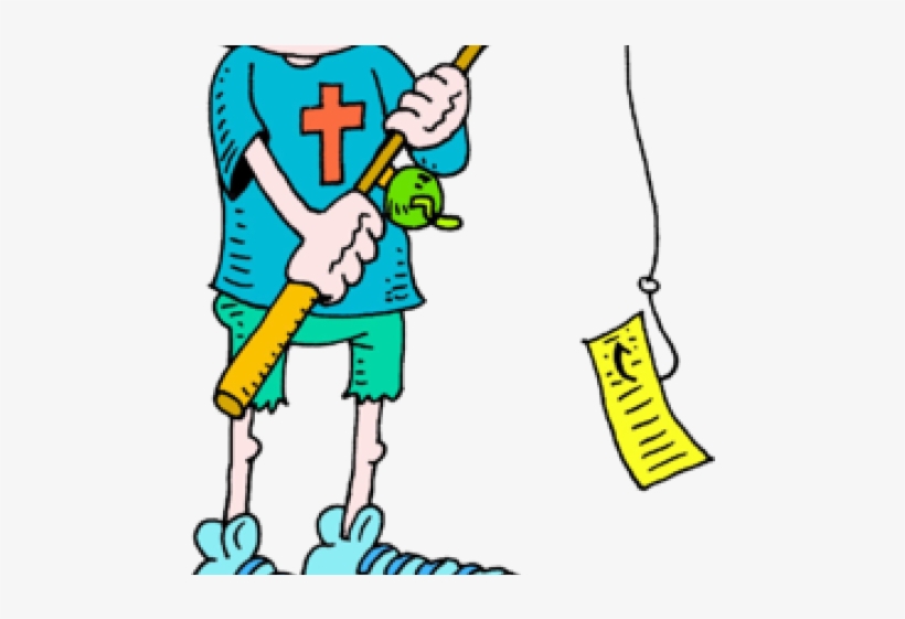 Fishing Clipart Couple - Fishing, transparent png download