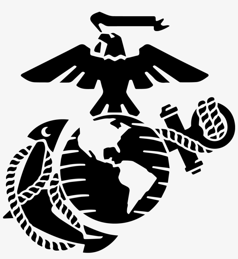High Resolution Army Navy Air Force Marines And Coast - Eagle Globe And Anchor Jpg, transparent png download