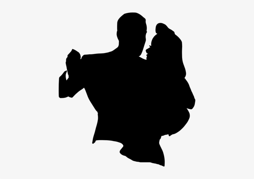 Vector Library Stock At Getdrawings Com Free For Personal - Boy And Girl Dancing Silhouette, transparent png download