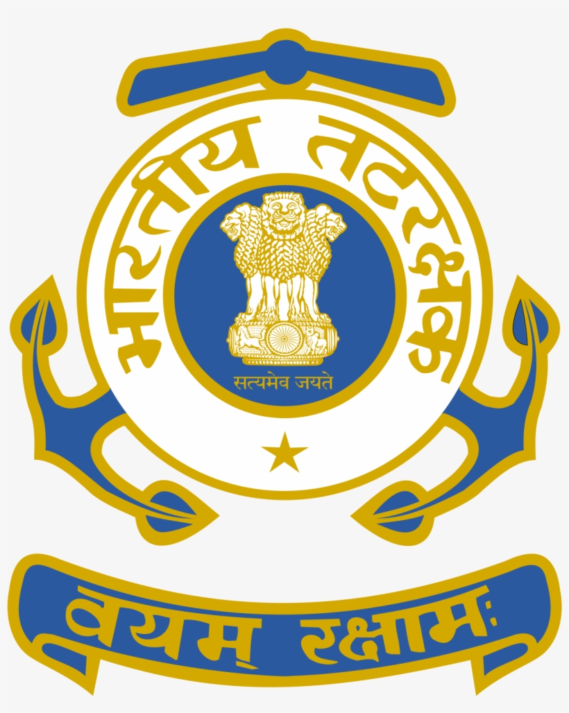 Indian Coast Guard Logo, transparent png download