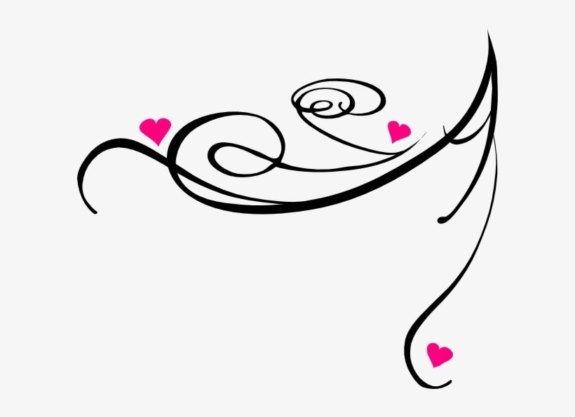 Download Swirl Black And White Swirl Corner Designs Png Transparent Png 600x515 Free Download On Nicepng