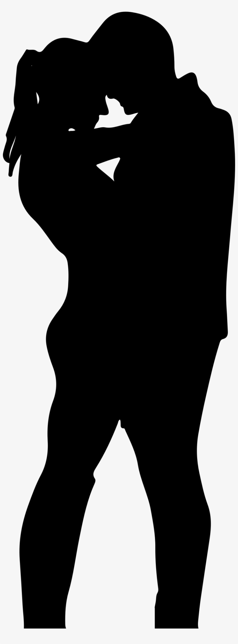 This Free Icons Png Design Of Romantic Couple Silhouette, transparent png download