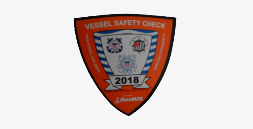 2017 Vessel Safety Check Decal, transparent png download