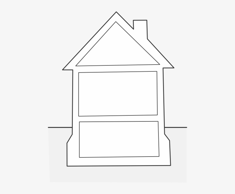 House Outline Clip Art Clipart Panda Free Clipart Images - Graphic Organizers Of A House, transparent png download