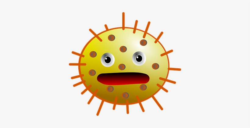 Bacteria Coccus Virus Illness Bacterium In - Bacteria Clipart Png, transparent png download