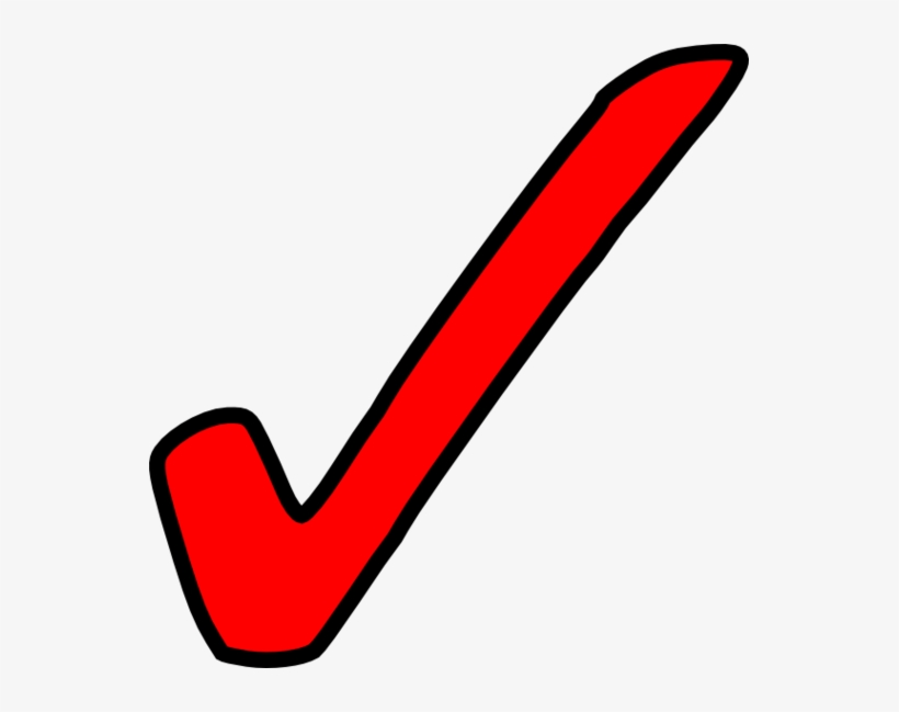 Download Download - Red Check Mark Transparent - HD Transparent PNG ...