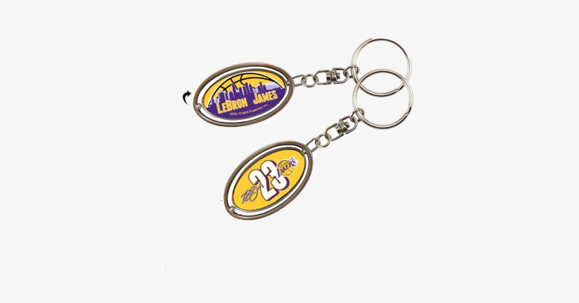 Los Angeles Lakers Lebron James Spinner Keychain - Nfl New York Jets Spinner Keychain, transparent png download