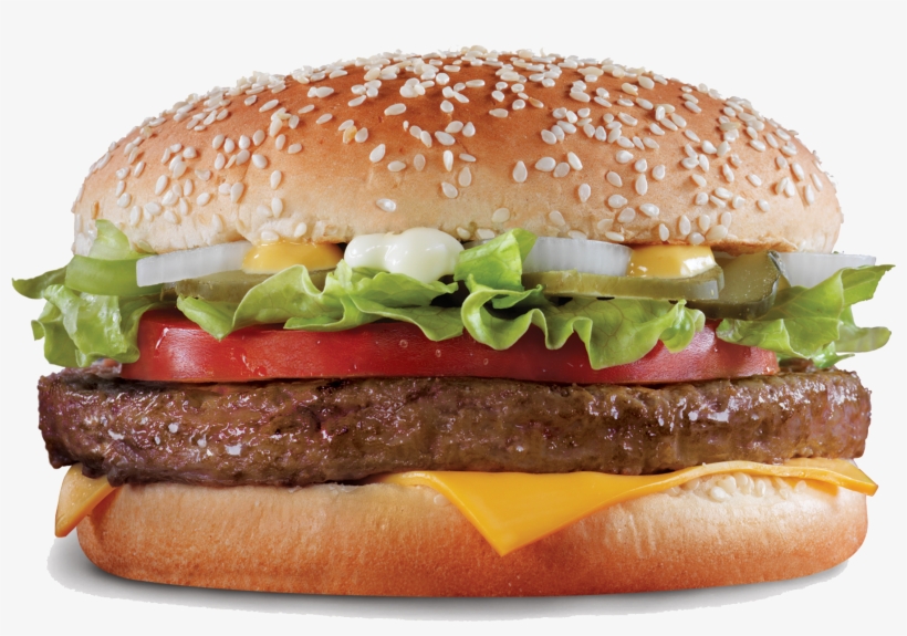 Burger Free Download Png - Hamburger With Sesame Seed Bun, transparent png download
