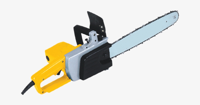 One-man Electric Chainsaw, Single Phase Chainsaw Machine, - Electric Chain Saw Machine, transparent png download